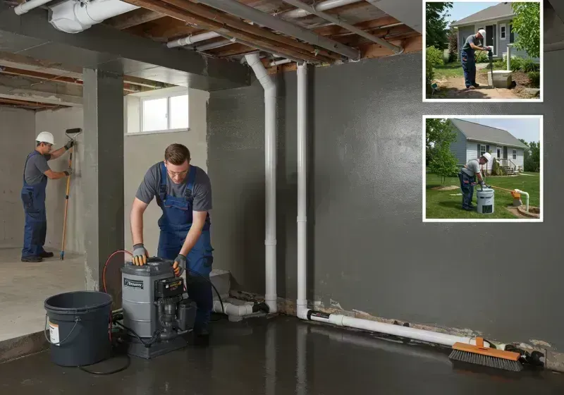 Basement Waterproofing and Flood Prevention process in Burr Ridge, IL